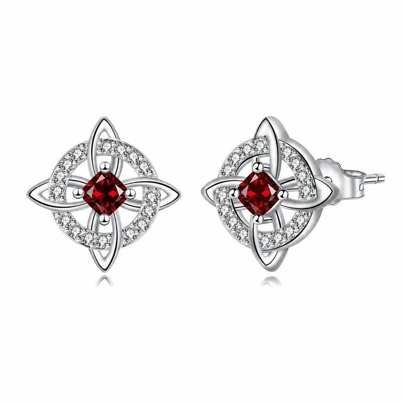 Elegant Witch Knot Stud Earrings