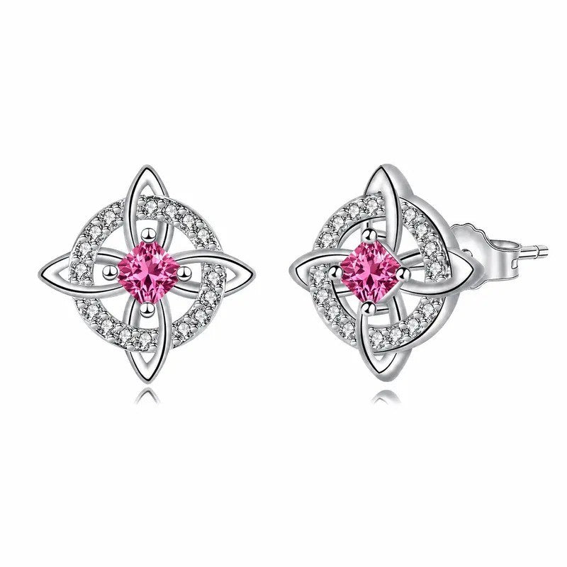 Elegant Witch Knot Stud Earrings