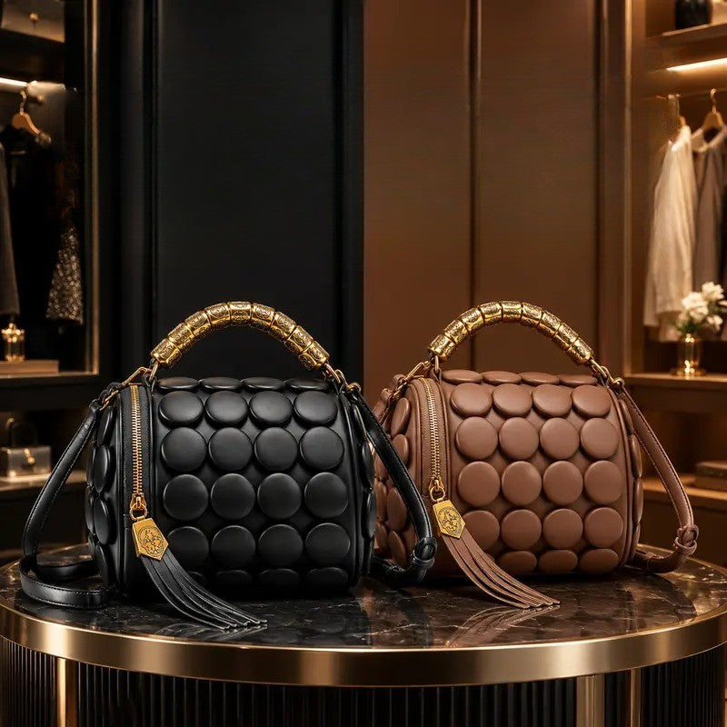 Chic Sculptural Bubble Satchel