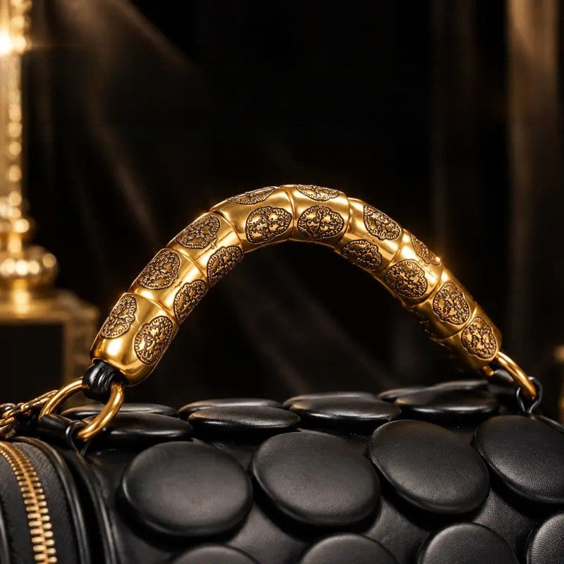 Chic Sculptural Bubble Satchel
