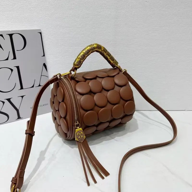 Chic Sculptural Bubble Satchel