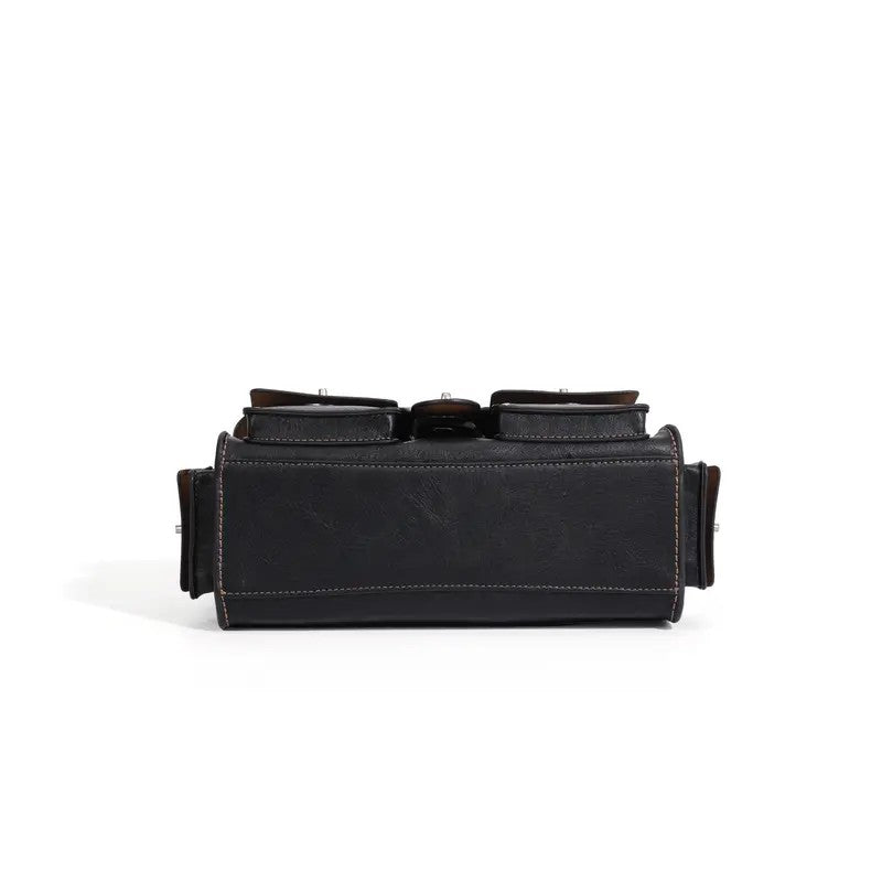 Elegant Turnlock Crossbody Bag