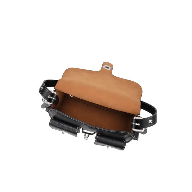 Elegant Turnlock Crossbody Bag