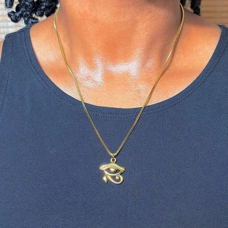 Dainty Eye of Horus Necklace