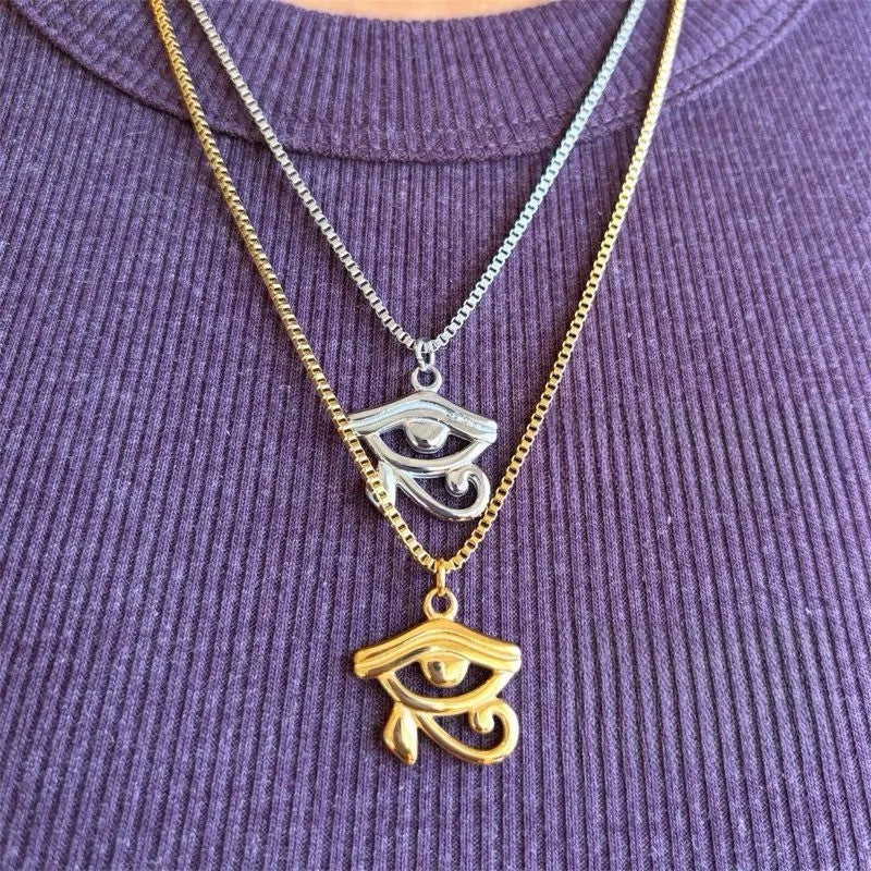 Dainty Eye of Horus Necklace
