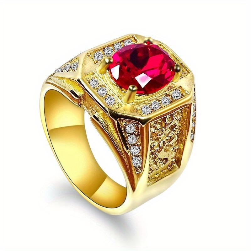 Classy Dragon Motif Ring