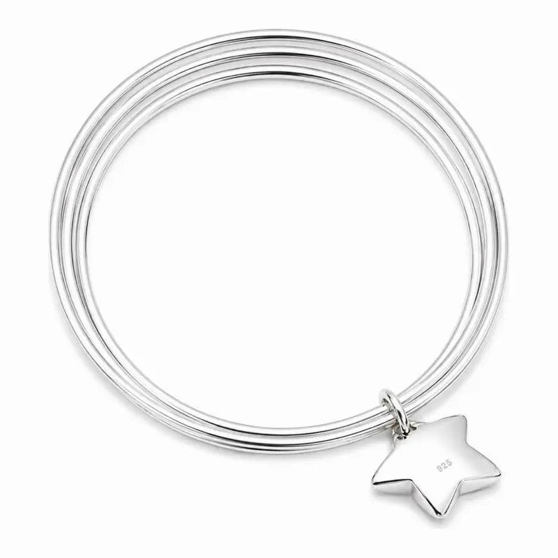 S925 Dainty Star Charm Bracelet