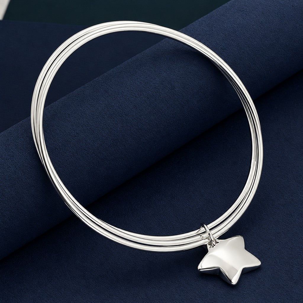 S925 Dainty Star Charm Bracelet