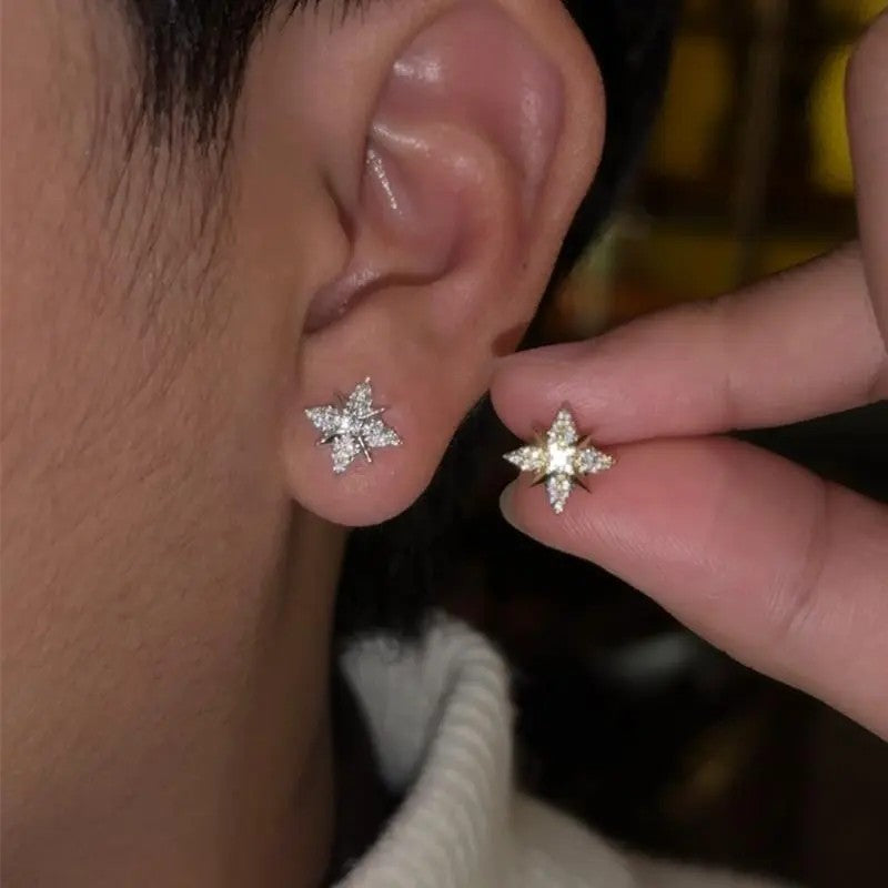 Dainty Star Stud Earrings