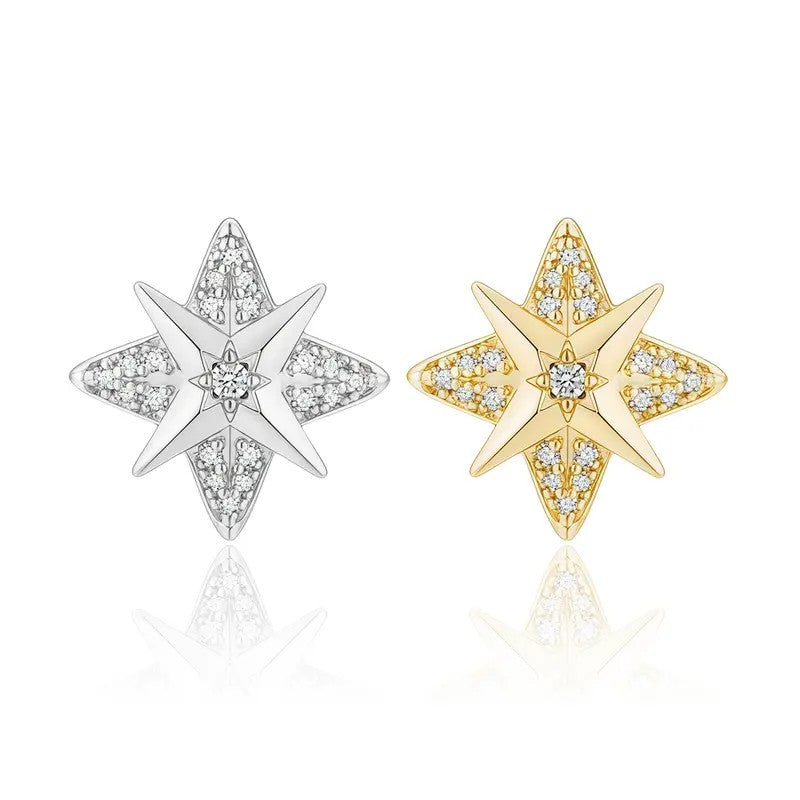 Dainty Star Stud Earrings