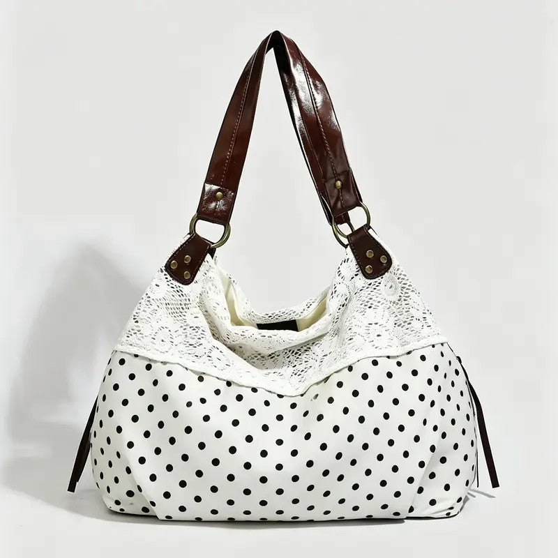 Romantic Floral Patchwork Tote Bag