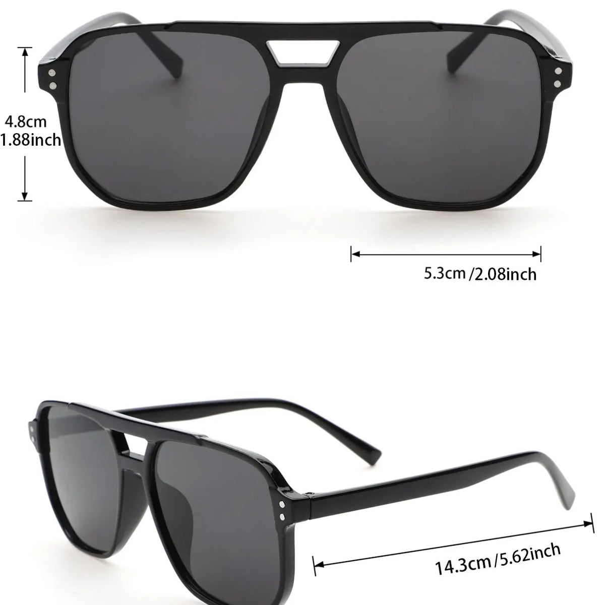 8pc Classy Multicolor PC Sunglasses Set