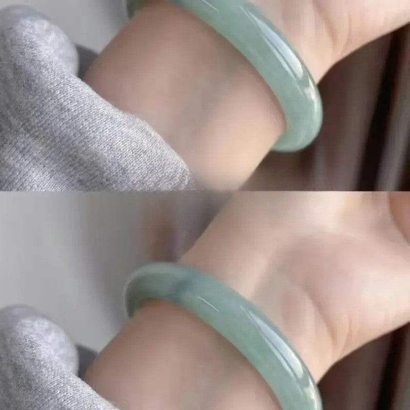 Elegant Green Agate Bangle