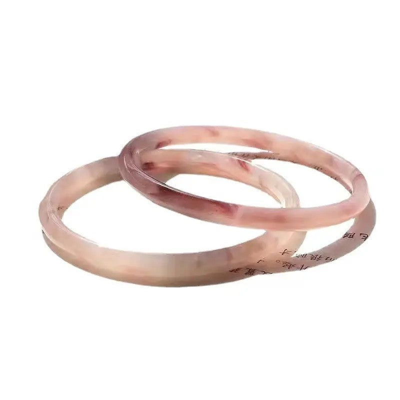 Elegant Green Agate Bangle