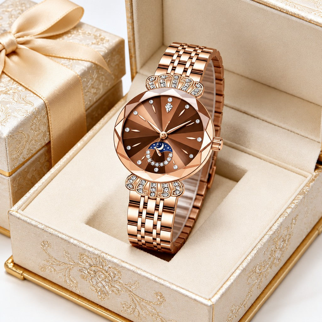 Classy Octagonal Celestial Inspired Watch