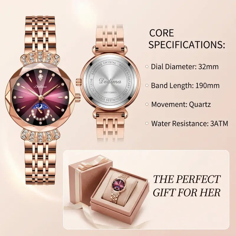 Classy Octagonal Celestial Inspired Watch