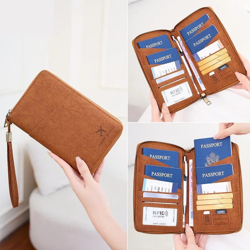 Classy RFID Travel Passport Wallet