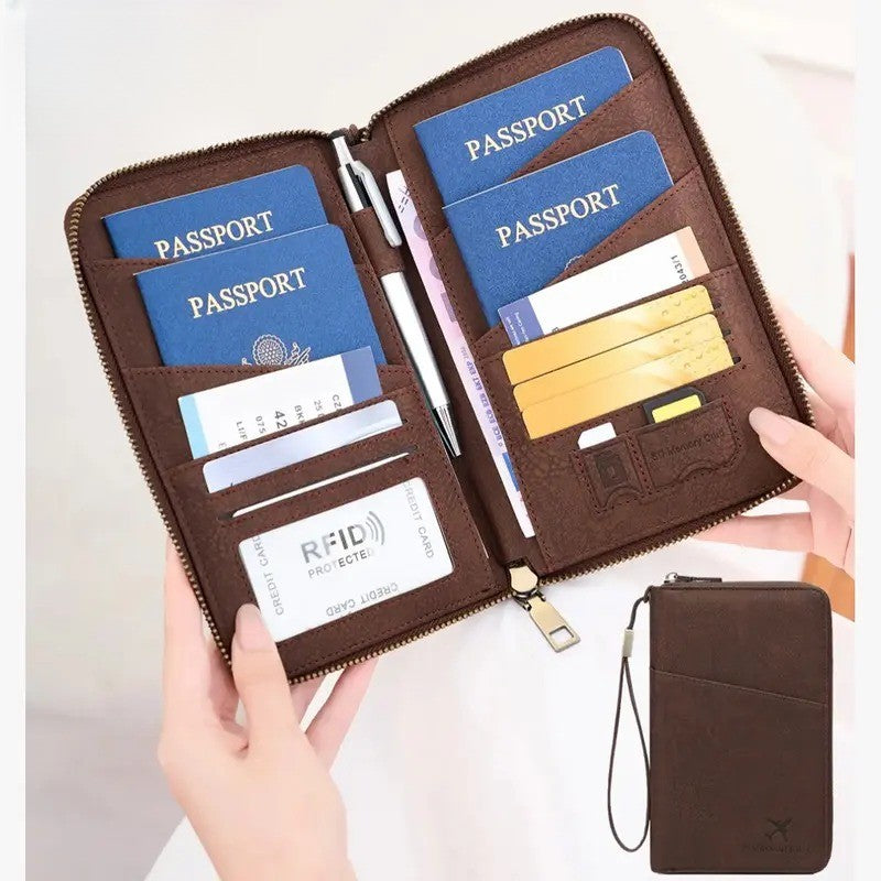 Classy RFID Travel Passport Wallet