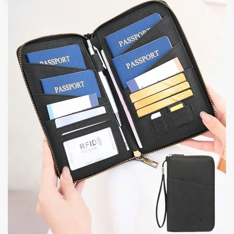 Classy RFID Travel Passport Wallet