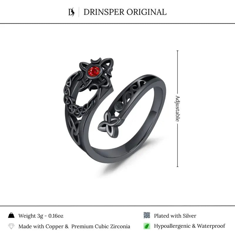 Vintage Witchy Knot Ring