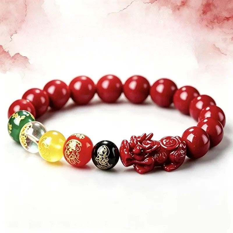 Classy Red Pixiu Stone Bracelet