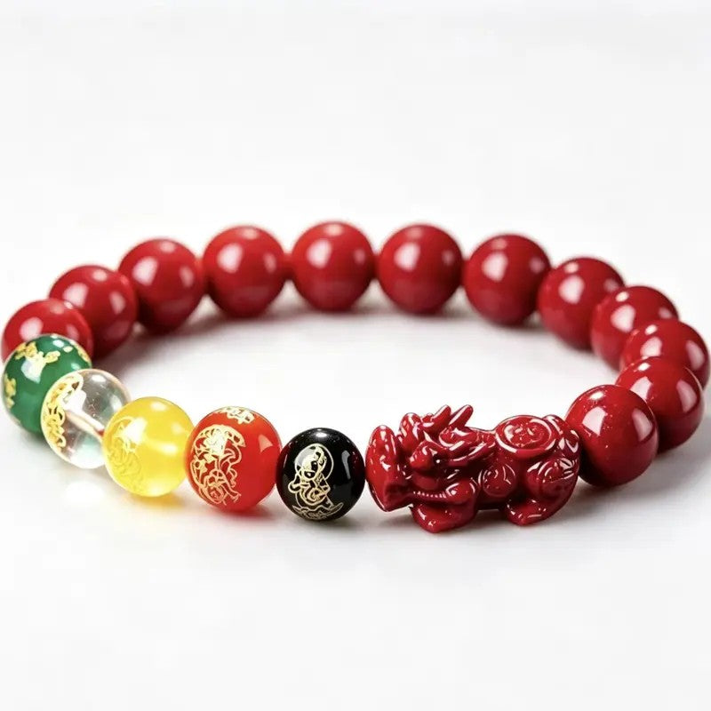 Classy Red Pixiu Stone Bracelet