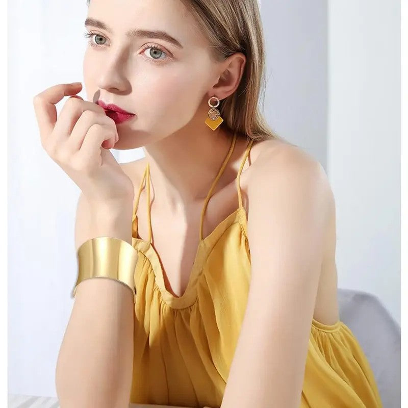 Classy Wide Open Cuff Bracelet