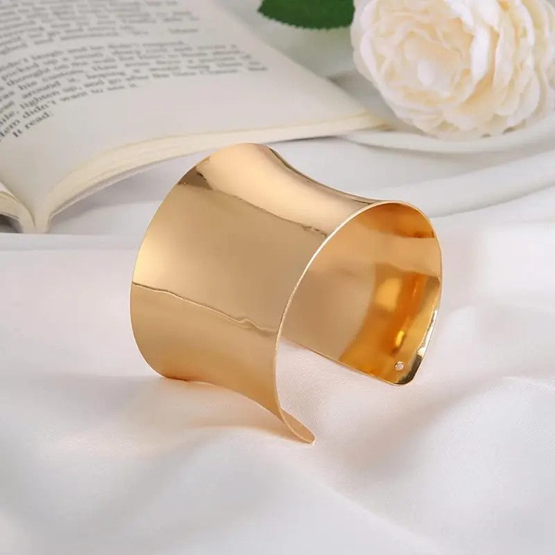 Classy Wide Open Cuff Bracelet