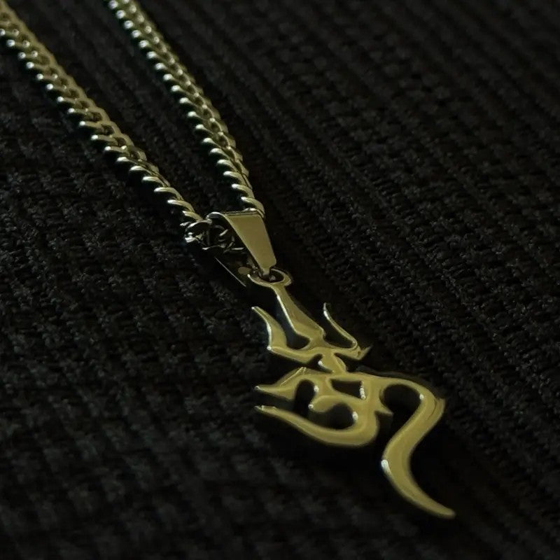 Dainty Spiritual Om Pendant Necklace