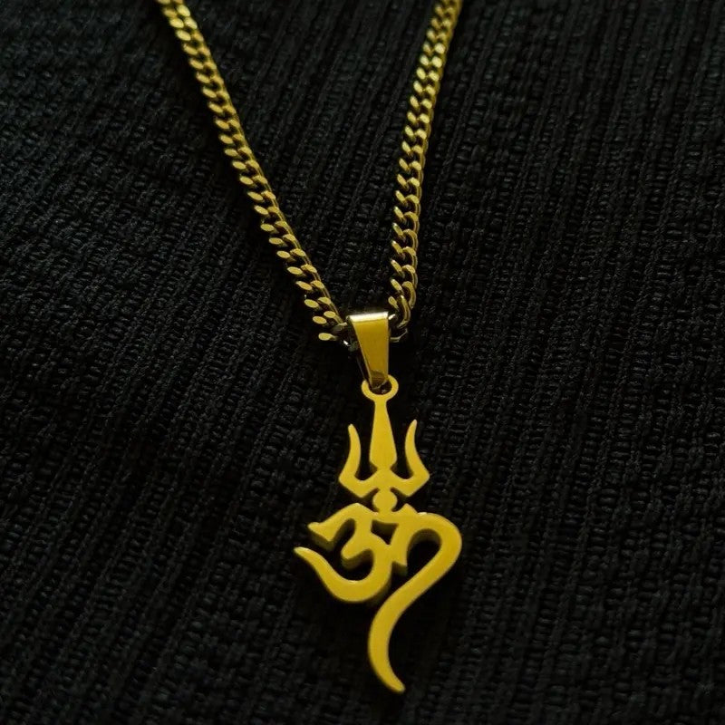 Dainty Spiritual Om Pendant Necklace